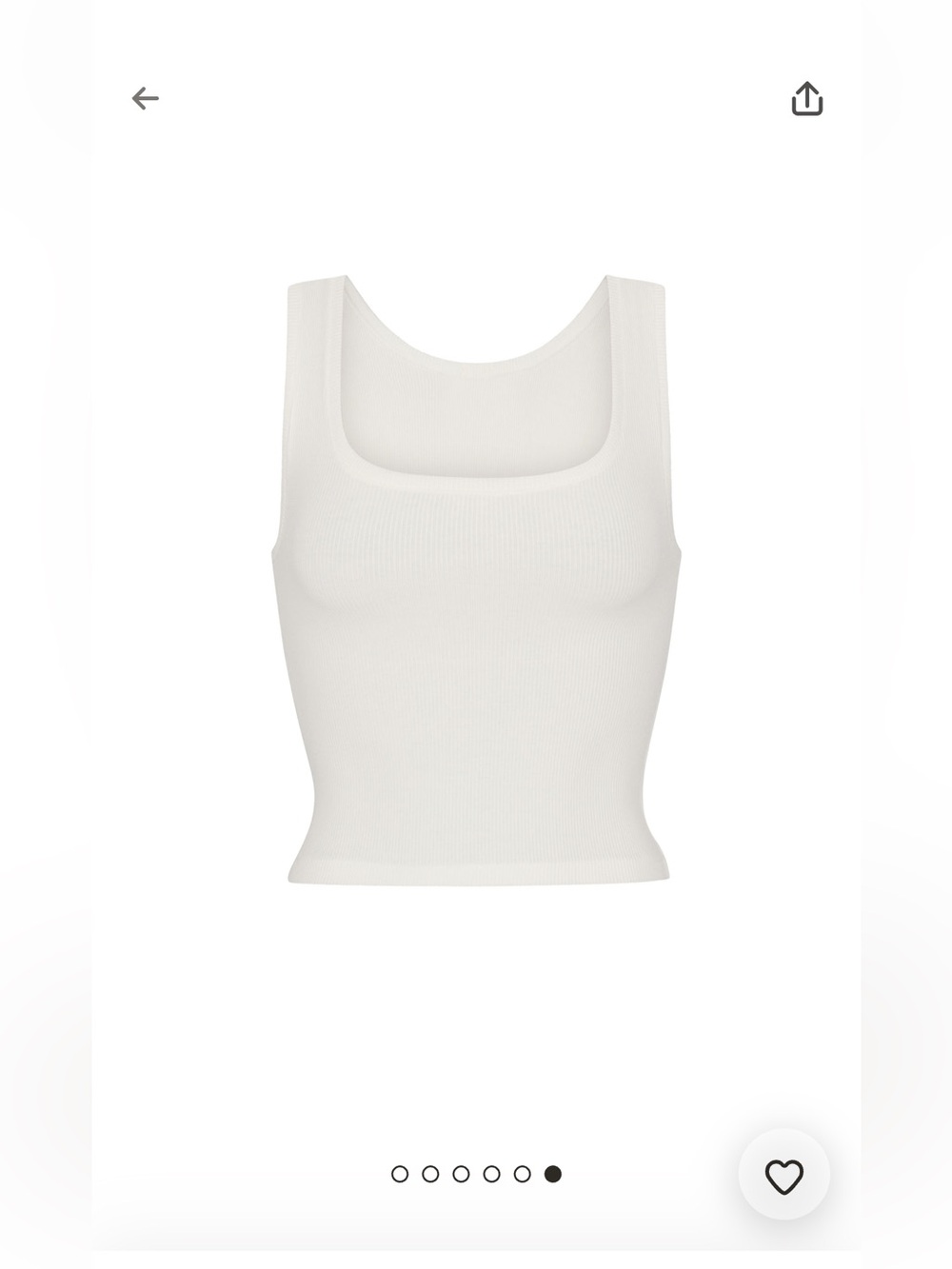 Skims cotton rib tank